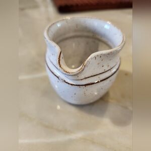 Handmade cream pitcher
